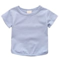 thumbnail image 1 of Toddler Baby Boy Girl Summer Cotton Tops Blouse Short Sleeve Casual Tee Shirts, 1 of 1
