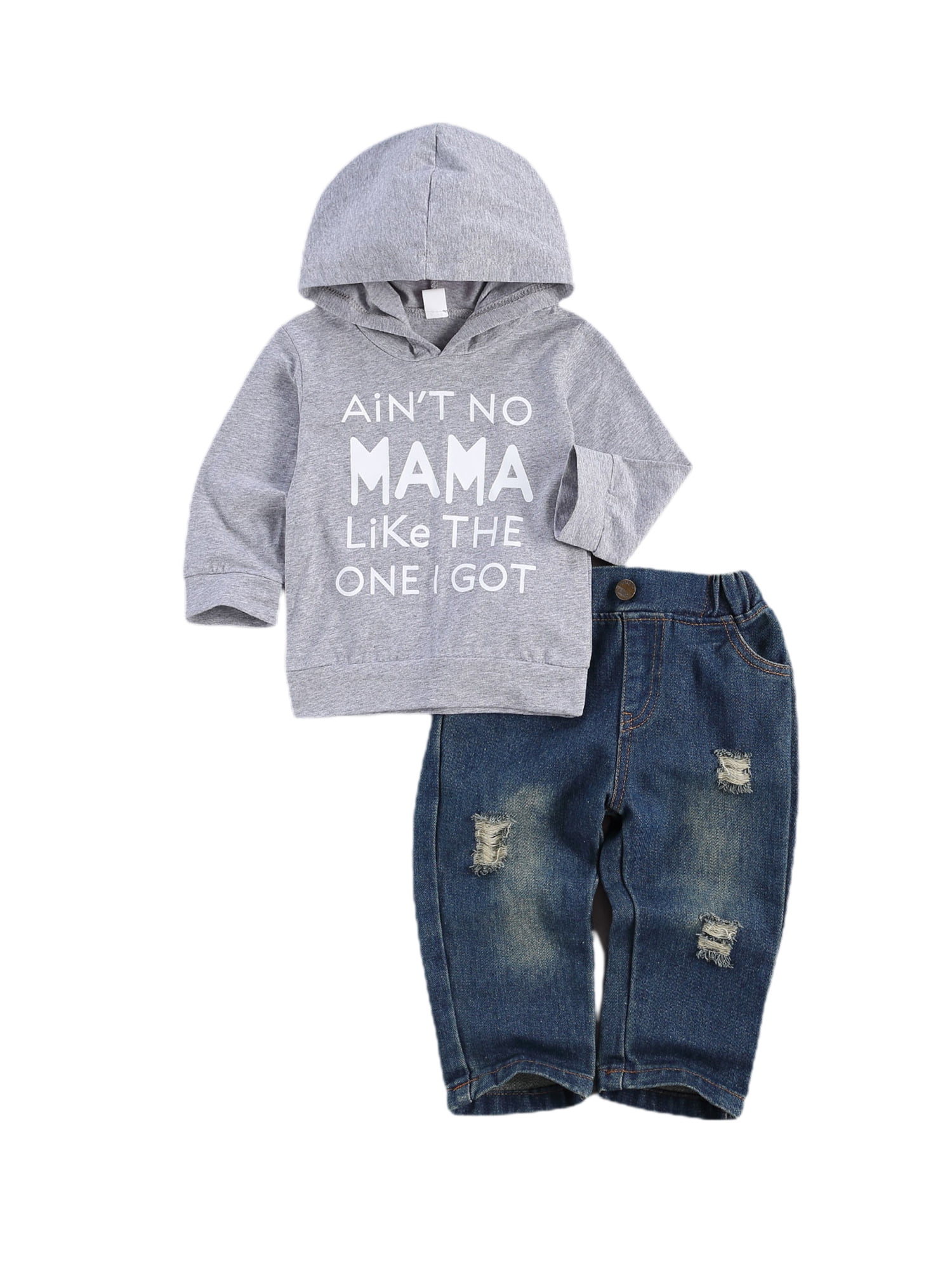 Baby Boy Hoodie and Jeans Set for Fall/Winter Jamaica Ubuy