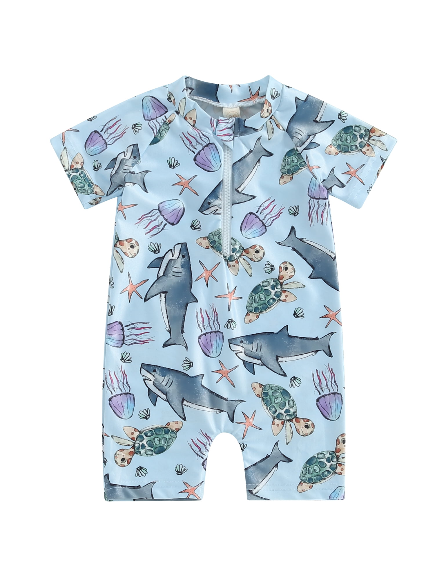 Toddler Baby Boy Rash Guard Swimsuit 0 3 6 12 Months 2T 3T 4T Cartoon