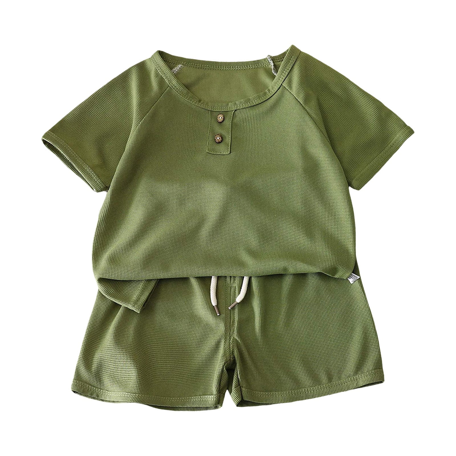 DENIM SLEEVELESS TOP AND SHORTS 2 PC. SET main image 1