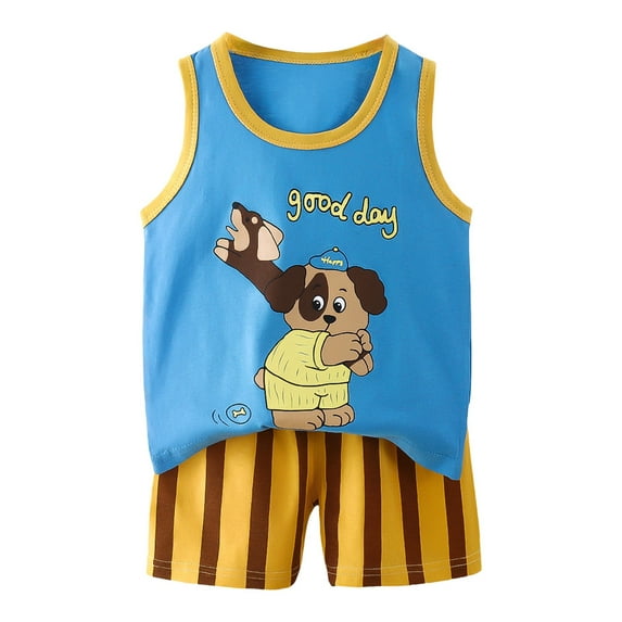 Toddler Baby Boy Summer Sets 12 18 24 Month 3T 4T 5T Toddler Boy Outfits Dinosuar Set 1t 2t 3t 4t 5t 6t Gibobby(18-24 Months,Blue)