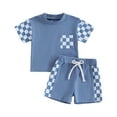 thumbnail image 1 of Toddler Baby Boy Summer Sets 12 18 24 Month 3T 4T 5T Toddler Boy Outfits Dinosuar Set 1t 2t 3t 4t 5t 6t Gibobby(6-12 Months,Blue), 1 of 6