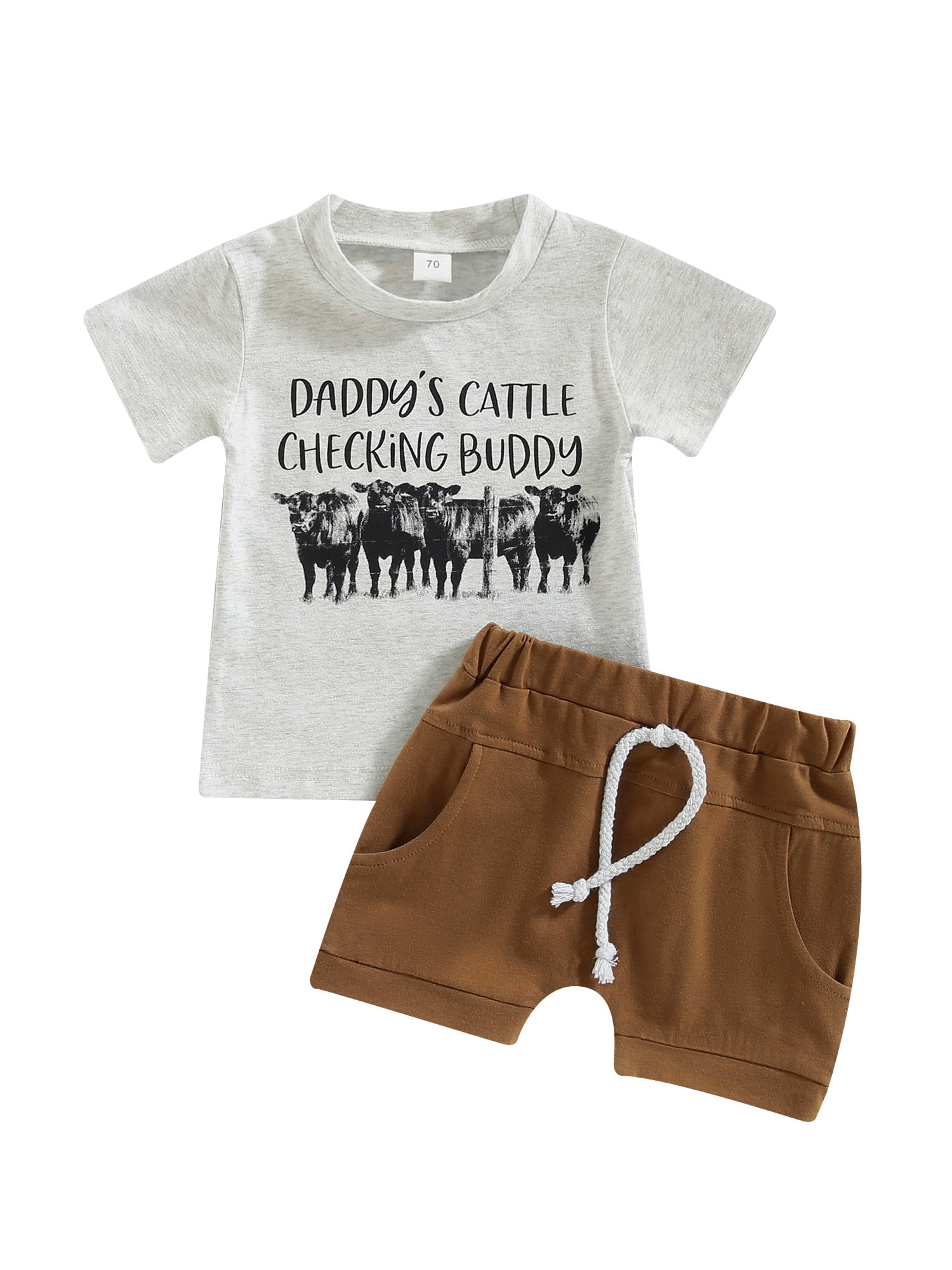 Kids Cowboy Print Shirt – Stylish Short Sleeve Casual Wear
