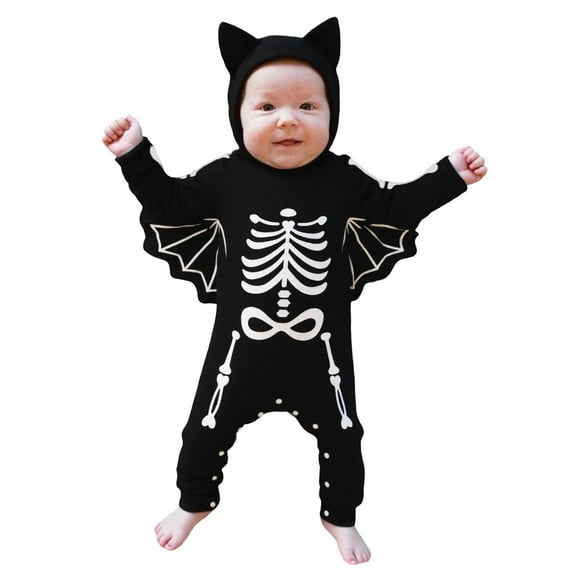 Toddler Baby Boy's Girl's Bat Style Clothes Set Winter Outerwear Hooded Coat