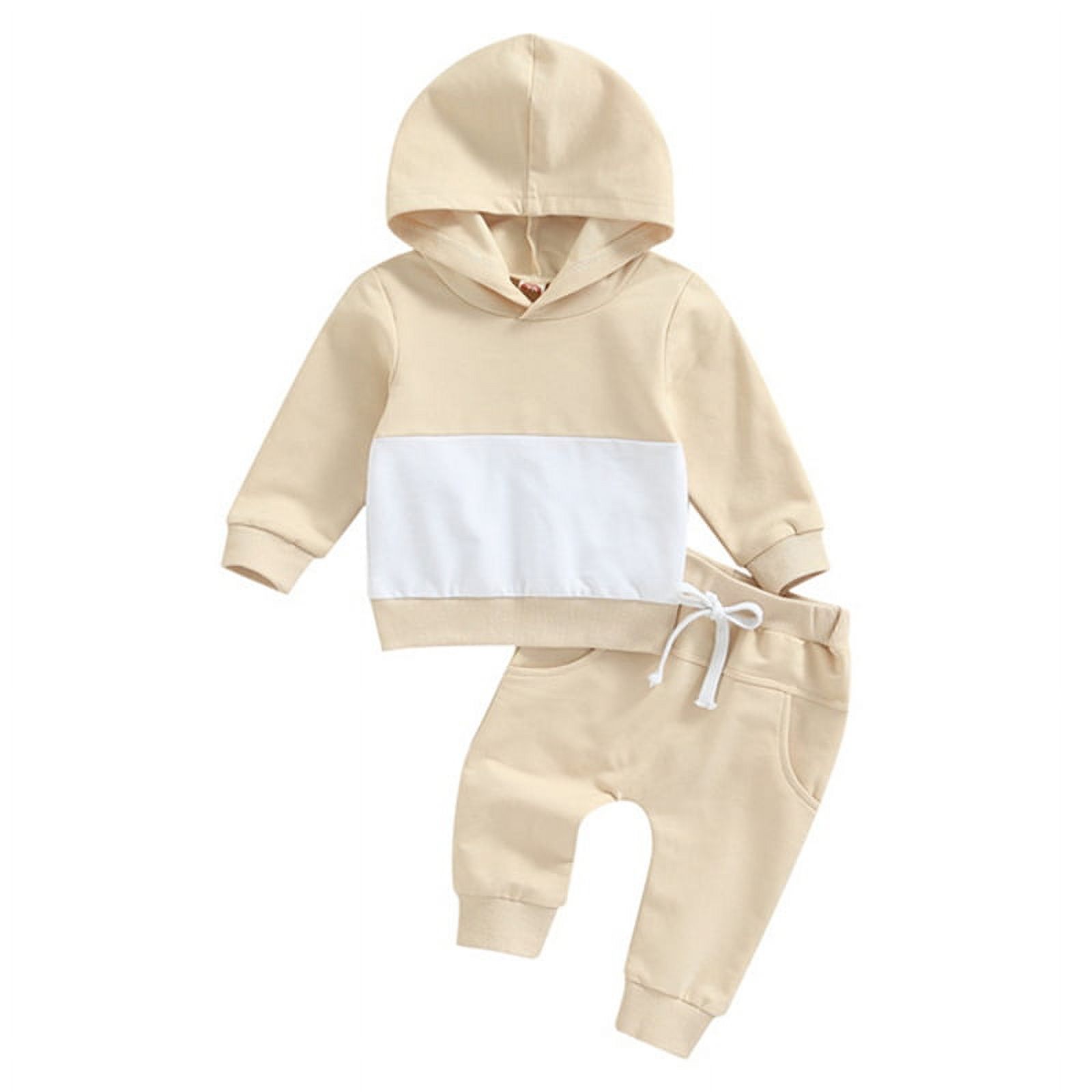 Toddler Baby Boys Clothes 6 12 18 24 Month 2T 3T 4T Hoodie Sweatshirt Shirt and Jogger Pants