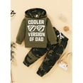 thumbnail image 1 of Toddler Baby Boys Clothes Letter Printed Hoodie Sweatshirt Tops+Camouflage Long Pants 2PCS Outfits Set, 1 of 7
