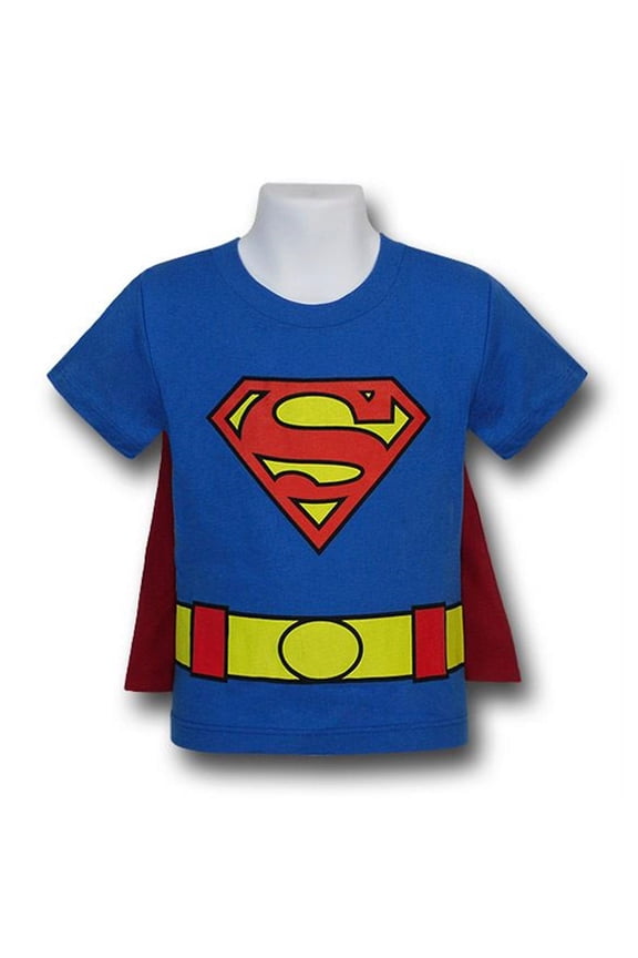 Toddler Baby Boys Costume T-Shirt with Cape