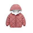 thumbnail image 1 of TIHLMK Child Winter Coat Velvet Padded Jacket with Hooded Coat Kids Jacket Coat for Boys Girls, 1 of 8