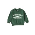 thumbnail image 1 of Toddler Baby Boys Girls Christmas Clothes Funny Letter Print Sweatshirt Tops Xmas Baby Christmas Clothes Pullover Shirt 1-5T, 1 of 7