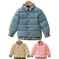 thumbnail image 1 of Toddler Baby Boys Girls Down Jacket Kids Winter Coat Outerwear 1-7Y, 1 of 9