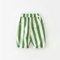 thumbnail image 1 of Toddler Baby Boys Girls Joggers Pants Cotton Soild Color Stripes Sweatpants with Drawstring, 1 of 3