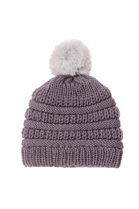 Toddler Baby Boys Girls Knitted Cap Beaniess Pompom Elastics Turban Winter Warm Hat Plain Kids Hats Stocking Cap Kids Winter Boy Hats Toddler Boys Hat Boy Knot Hat Kids Hats Winter Plain
