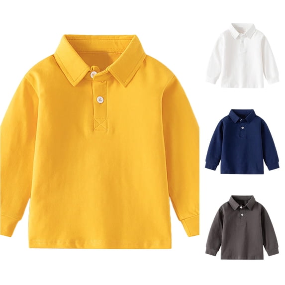 Toddler Baby Boys Girls Long Sleeve Solid Shirt Tops Fall Winter Kids Casual Pullover Tee Knitwear Kids T-Shirts Summer Clothes