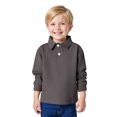 thumbnail image 1 of Toddler Baby Boys Girls Long Sleeve Solid Shirt Tops Fall Winter Kids Clothes, 1 of 3