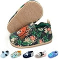 thumbnail image 1 of Toddler Baby Boys Girls Shoes Non Skid Slipper Sneaker Moccasins Infant First Walker House Walking Crib Shoes(6-24 Months), 1 of 7