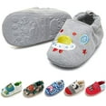 thumbnail image 1 of Toddler Baby Boys Girls Shoes Non Skid Slipper Sneaker Moccasins Infant First Walker House Walking Crib Shoes(6-24 Months), 1 of 6
