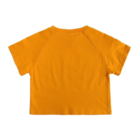 Toddler Baby Boys Girls Short Sleeve T-Shirt Summer Crewneck Solid Color Crewneck Baby Casual Pure Cotton T-Shirt 1 Piece Set for 9M-6T