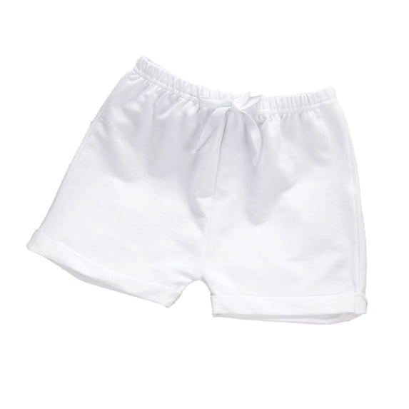 Toddler Baby Boys Girls Summer Loose Shorts Solid Color Eelastic Waist Wide Leg Drawstring Short Sweatpants Cotton Casual Jogger Shorts