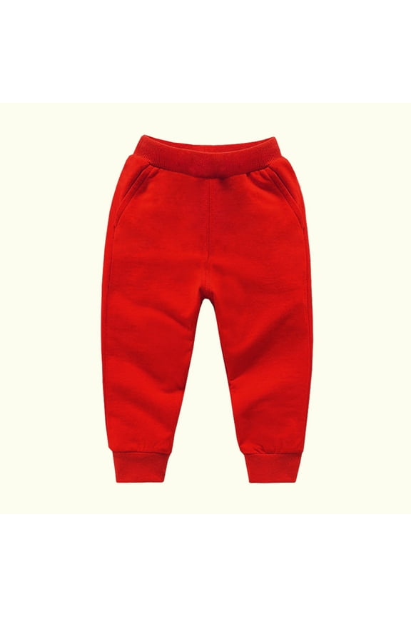 Toddler Baby Boys Girls Sweatpants Kids Sport Jogger Casual Candy Color Solid Color Leggings Casual Kids Sports Pants Long Pants 3-4 Years
