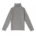 thumbnail image 1 of Toddler Baby Boys Girls Turtleneck Shirt Top Long Sleeve Basic Solid Color Sweater 1-7 Years Old, 1 of 5