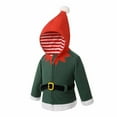 thumbnail image 1 of Toddler Baby Boys Girls Winter Christmas Style Hooded Fleece Jacket Hooded Zipper Jacket, 1 of 7