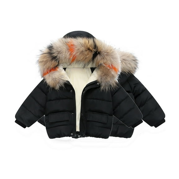 Toddler Baby Boys Girls Winter Coat,Baby Boys Puffer Coat Hooded Jacket Windproof Down Jacket for Baby Boys Baby Jacket Baby Girl Clothes Winter