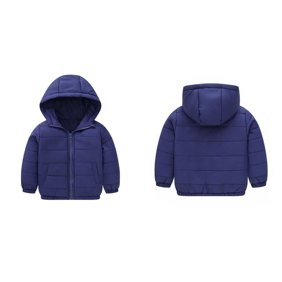 Toddler Baby Boys Girls Winter Coat,Toddler Puffer Coat Hooded Jacket Thicken Windproof Zipper Warm Outwear for Toddler Baby Baby Jacket Toddler Winter Clothes
