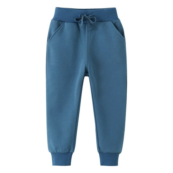 Toddler Baby Boys Pants Trousers Loose Girls Winter Solid Sport Sweat Clothes Pants for Boys Size 4-5T