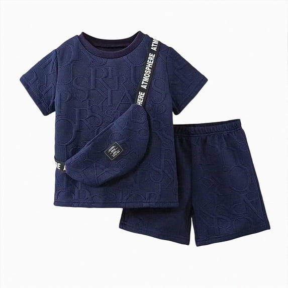 Toddler Baby Boys Summer Outfits Short Sleeve Cartoon Print T-Shirt Tops & Shorts Sets 2Pcs Cute Baby Boys Cotton Summer Clothes For 1t 2t 3t 4t 5t 6t 7T Children 6-9 Months