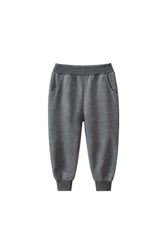 Toddler Baby Boys Sweatpants Kids Sport Jogger Casual Solid Color Trousers Sweatpants Casual Kids Sports Pants Long Pants 3-4 Years