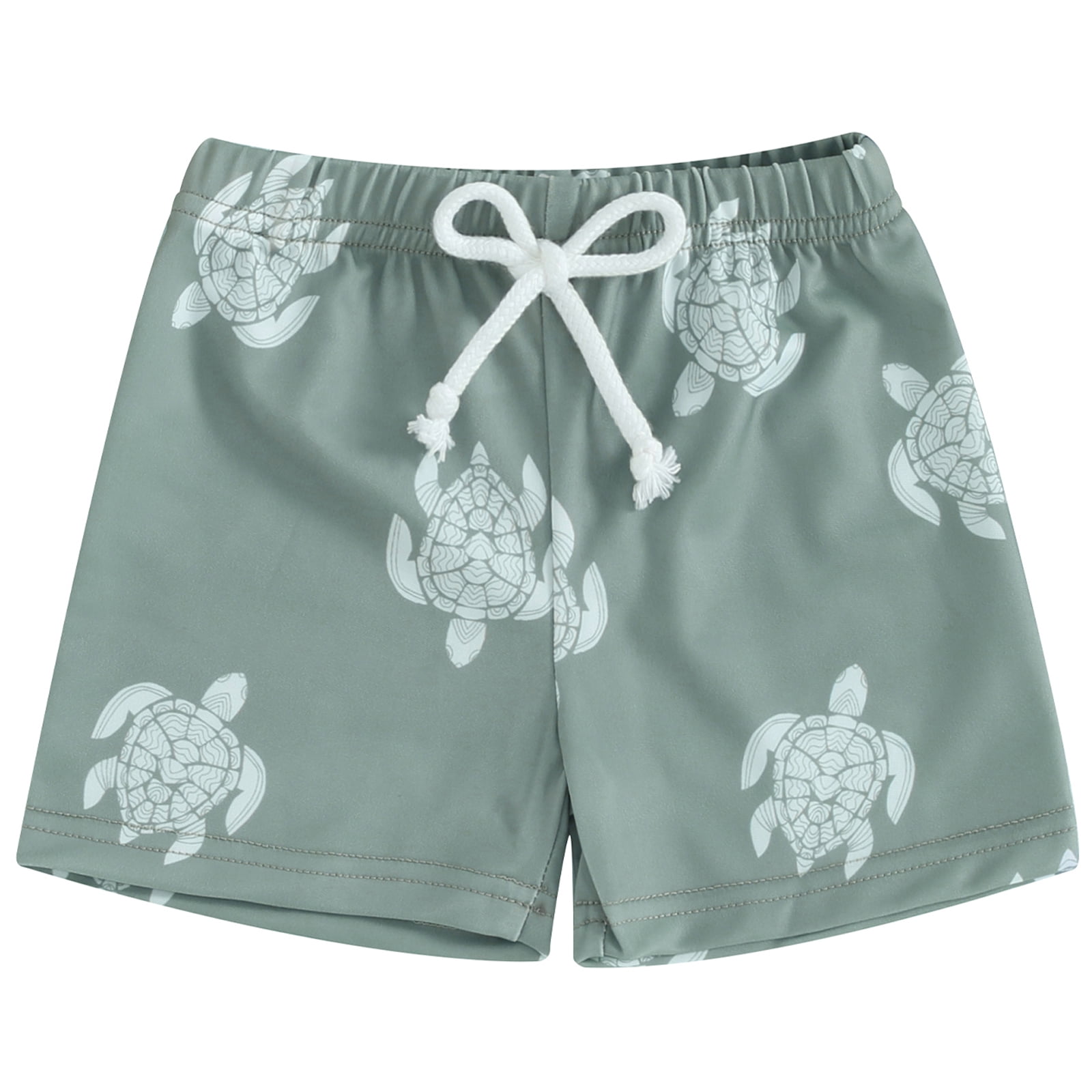 Toddler Baby Boys Swimming Trunks Cute Shark Print Elastic Waist Shorts