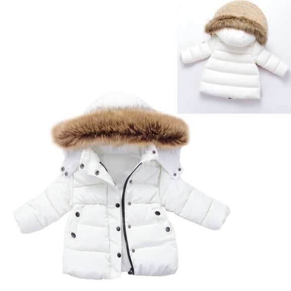 Toddler Baby Boys Winter Coat,Baby Boys Puffer Coat Hooded Jacket Long Sleeve Light Winter Coats for Baby Boys Toddler Winter Jacket Baby Clothes