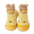 Toddler Baby Cartoon Animals Nonslip First Walkers Elastic Socks Shoes