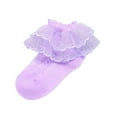 thumbnail image 1 of Toddler Baby & Child Girls Ruffle Lace Ankle Socks Frilly Dress Socks Cute Lace Socks Cotton Tutu Socks Princess Style Dress Socks for Toddler Kids 10 Years, 1 of 3