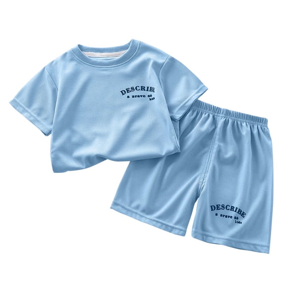 Toddler Baby Clothes Set Short Sleeve T-Shirt and Shorts Summer 2 PCS Outfit