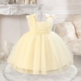 thumbnail image 1 of Toddler Baby Flower Girls Bowknot Tutu Dress Princess Wedding Birthday Gown, 1 of 7
