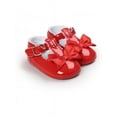 thumbnail image 1 of Toddler Baby Girl Bow-Knot Anti-Slip Soft Sole Crib Shoes 0-18mouths, 1 of 6
