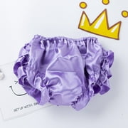 Toddler Baby Girl Bowknot Ruffle Nappy Underwear Panty A World without Clothes