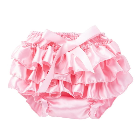 Toddler Baby Girl Bowknot Ruffle Nappy Underwear Panty, Size S-L