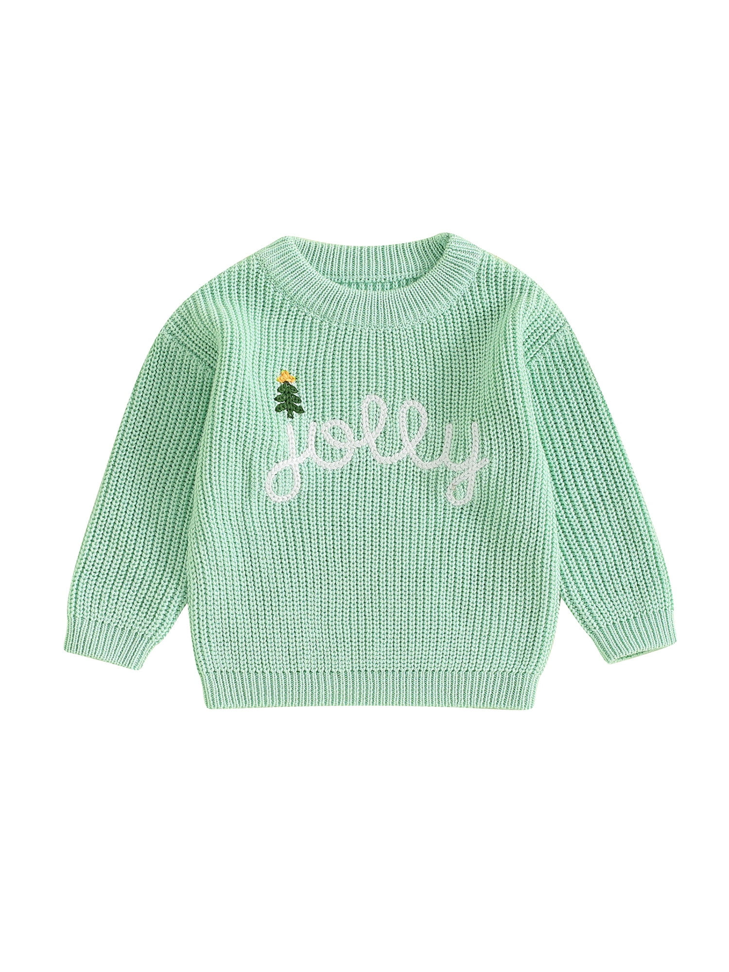 Toddler Baby Girl Boy Merry Christmas Sweaters Jolly Long Sleeve