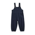 thumbnail image 1 of Toddler Baby Girl Boy Overalls Clothes Simple Style Solid Wide Shoulder Straps Suspender Trousers, 1 of 8