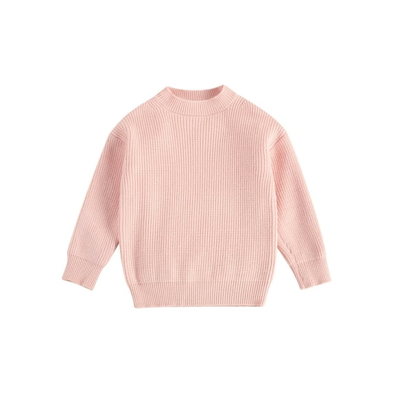 Toddler Baby Girl Boy Sweater Fall Winter Warm Long Sleeve Knit Oversized Sweater