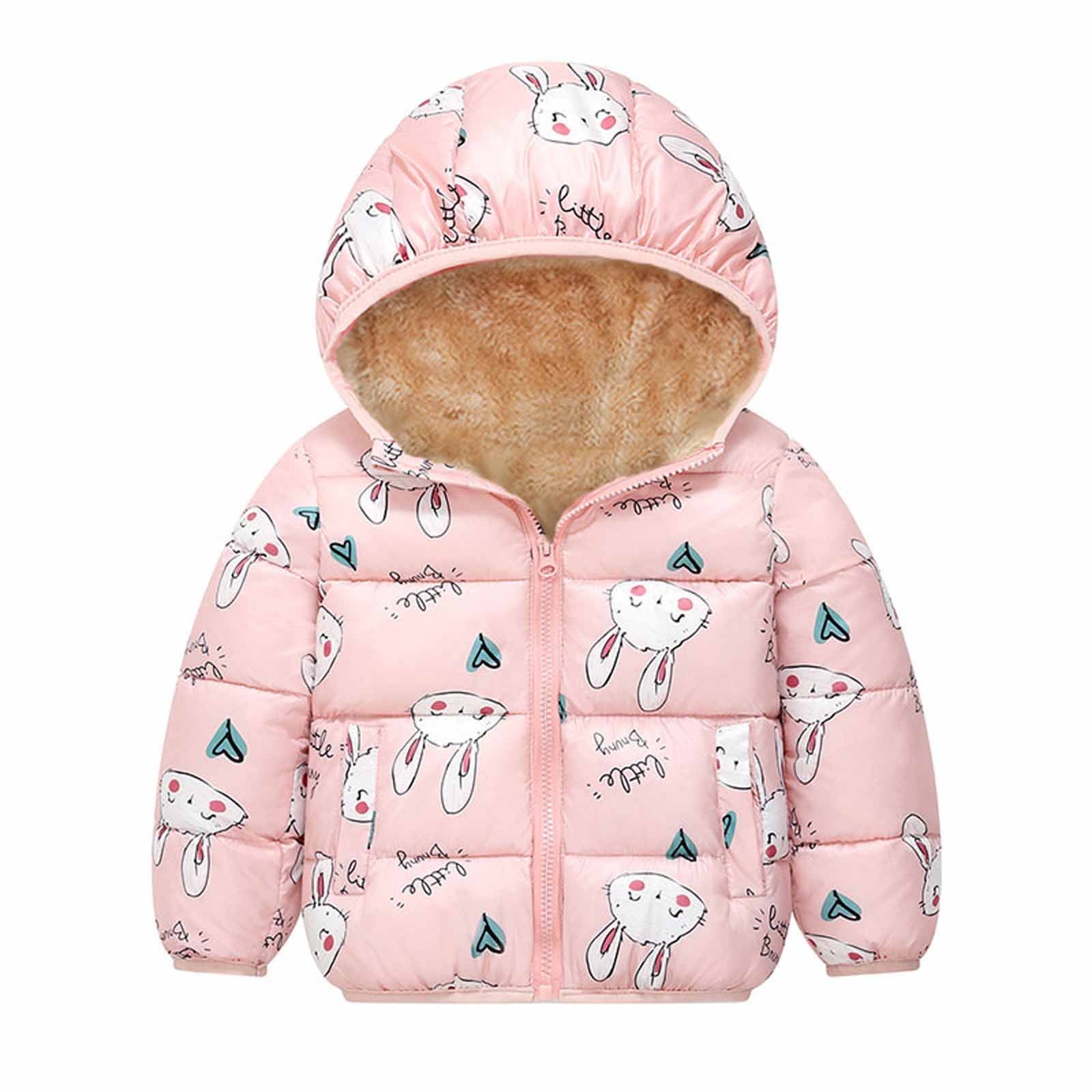 Gitls Down Parkas Jackets Winter 2023 Childen Thick Velvet Hoodies Coats  Clothes For Baby Warm Outerwear Kids Out Door Tops 9Y