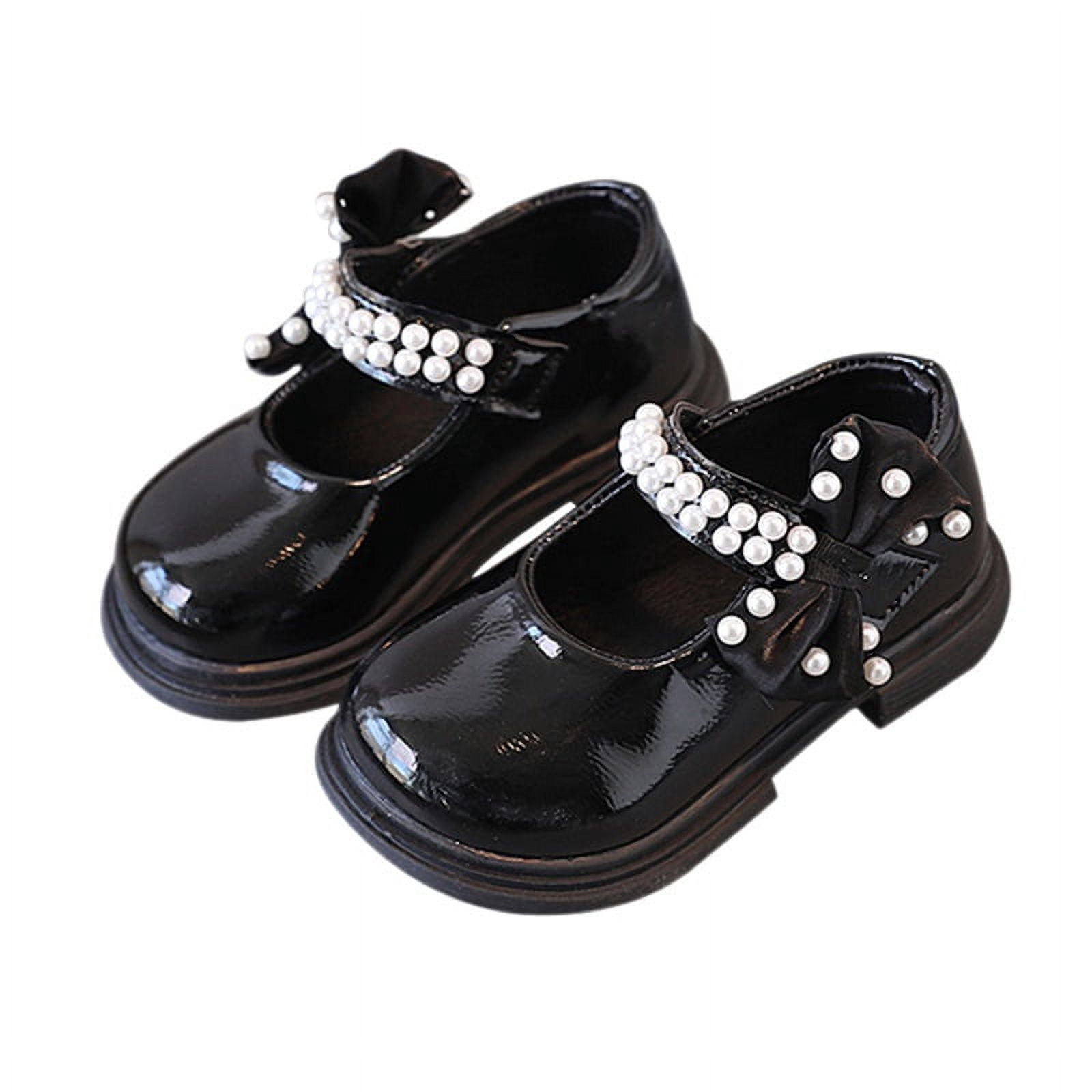 Toddler Baby Girl Casual Shoes Soft Bottom Non-Slip Princess Shoes ...