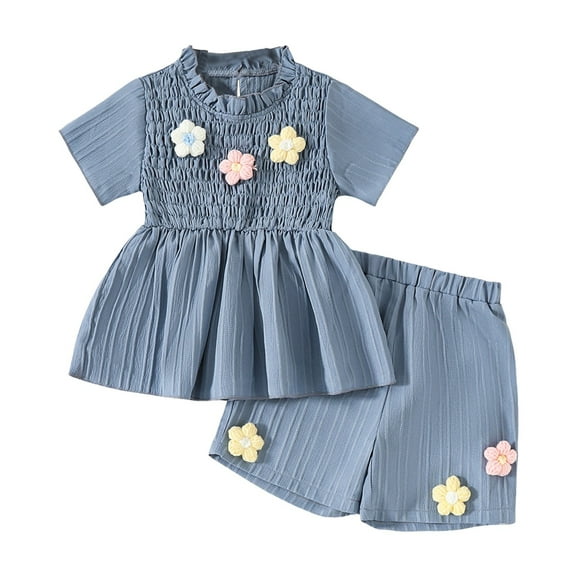 Toddler Baby Girl Clothes Cute Outfits Girls Linen Bow Tank Tops Ruffle Shorts Set Spring Summer Clothes for Kids Clothes For Girls 10-12 Outfits