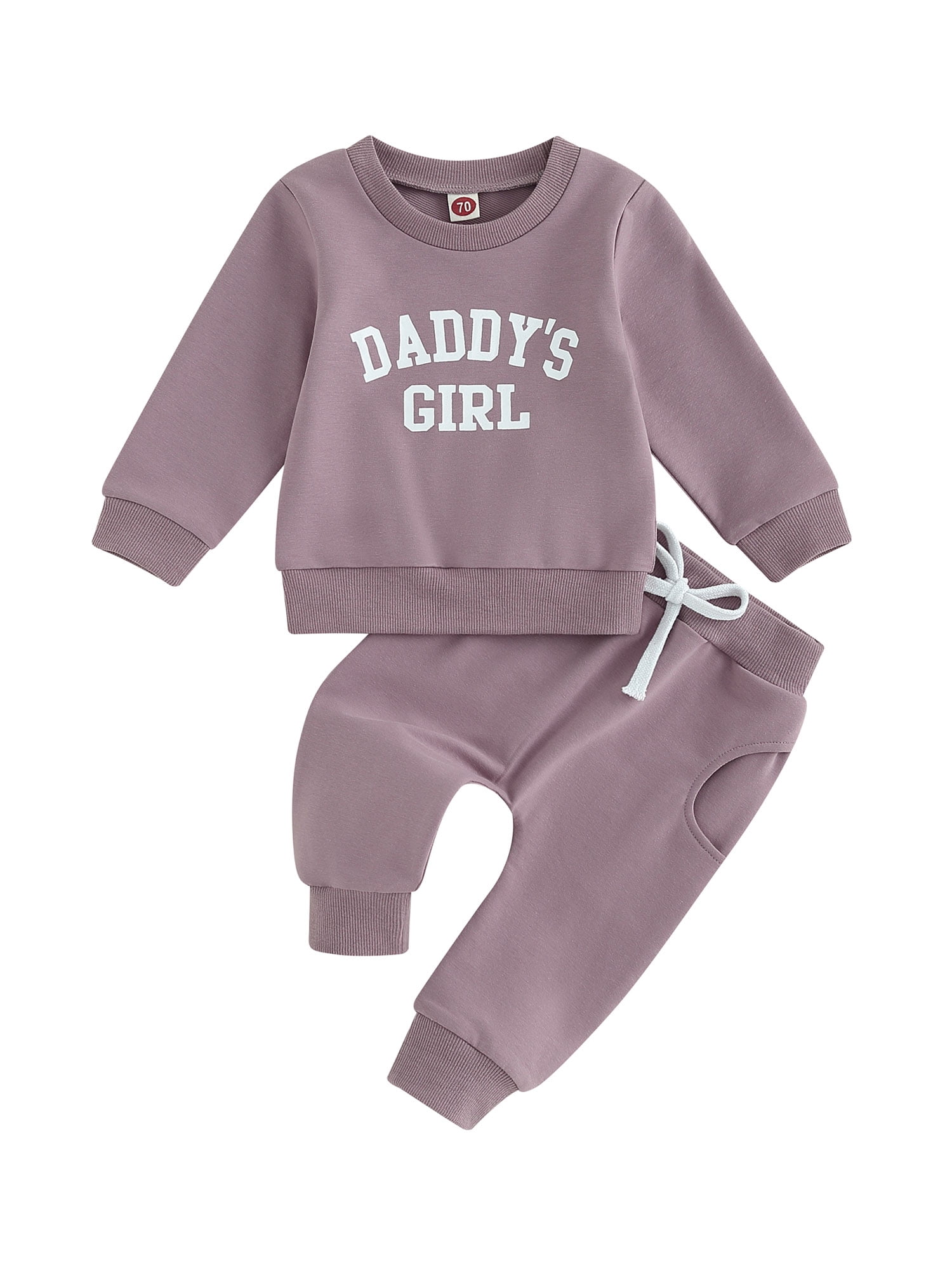 Toddler Baby Girl Clothes Daddys Girl Long Sleeve Pullover Sweatshirt