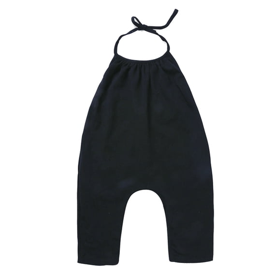 Toddler Baby Girl Clothes Summer Romper Sleeveless Short Jumpsuit Pants With Pockets Kids Summer Outfits