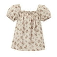 thumbnail image 1 of Toddler Baby Girl Cotton Dress Sleeveless Flower Print Casual Dress, 1 of 1
