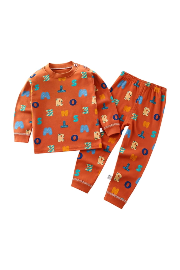 Toddler Baby Girl Fall Outfit Color Block Sweatshirt Top Elastic Waist Pant Cute Infant Newborn Winter Clothes Set 12 18 24 M 1t 2t 3t 4t Pajamas & Dailywear Set（Brown，3-4 Years）