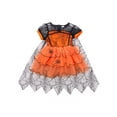 Toddler Baby Girl Halloween Costumes Spider Tulle Dress Ball Gown Dress